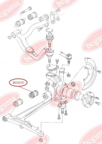 Сайлентблок нижнего рычага  VW T4 90-03