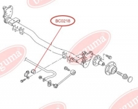 Подушка (втулка) заднего стабилизатора VW Caddy 03-