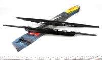 Щетки дворников, 530mm L+R комплект (с ветровиком)
