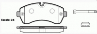 Колодки передние DB518 (тип BREMBO)