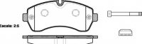 Колодки передние, DB518 (тип Brembo)