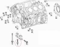 Болты бугеля двигателя OM642 3.0CDI