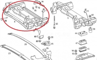 Балка передняя, DB316 2003г.