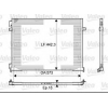 Радиатор кондиционера 2.0-2.5CDTi dCi 06- (442x573x16)