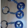 Брелок Mercedes (хромированный) синий