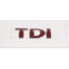 Надпись "TDI" VW T5 03- (для задней двери) (красный)
