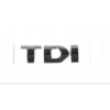 Надпись "TDI" VW Caddy 03- (для задней двери) (хром)