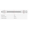 Шланг тормозной передний 83-99 L=535mm